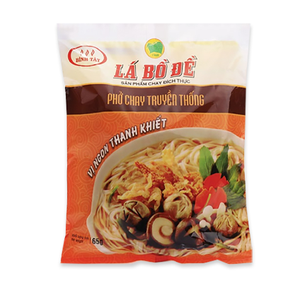 BINH TAY, INSTANT NOODLE TRADITIONAL RICE STICK PHO CHAY TRUYEN THONG, 80G