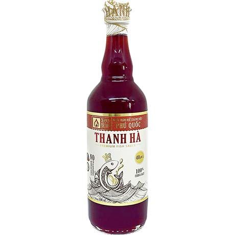 THANH HA, FISH SAUCE 40N, RED LABEL, 500ML