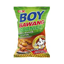 BOY BAWANG, CORN SNACK LECHON MANOK 100G