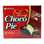 LOTTE, CHOCOPIE CREAM 12 PACKS, 408G, WHITE