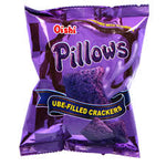 OISHI, PILLOWS UBE FILLED CRACKER 38G