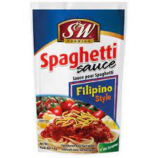 S&W, spaghetti sauce - Filipino style, 500g