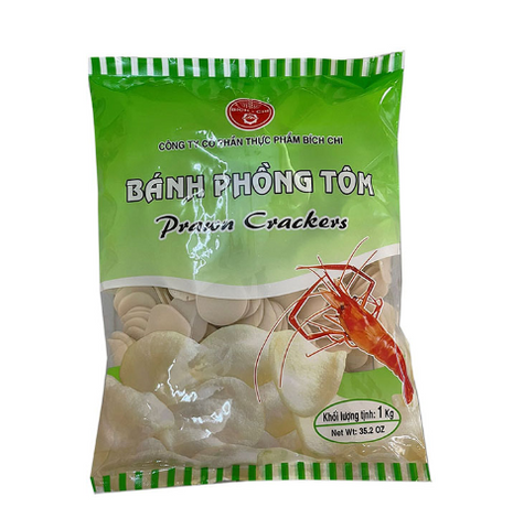 BICH CHI, SHRIMP CRACKERS, BÁNH PHỒNG TÔM, 1KG