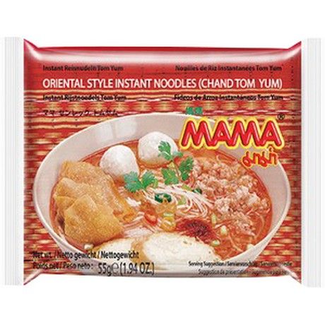 MAMA, INSTANT VERMICELLI CREAMY TOMYUM, CHAND TOM YUM, 55G