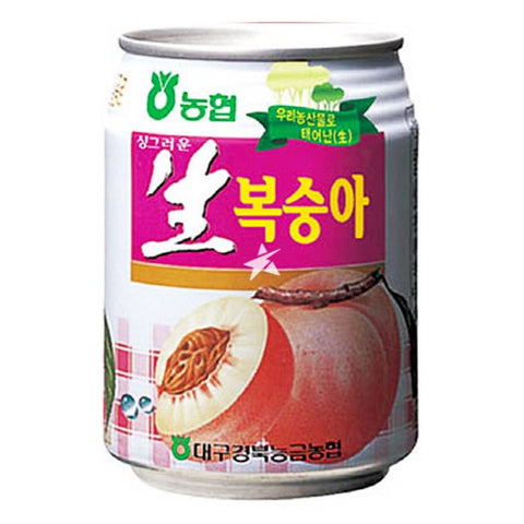 NONGHUP, KOREAN DRINK PEACH JUICE 240G