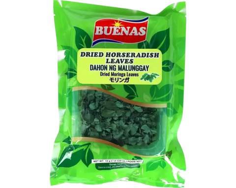 BUENAS, DRIED HORSERADISH, MORINGA LEAVES 15G