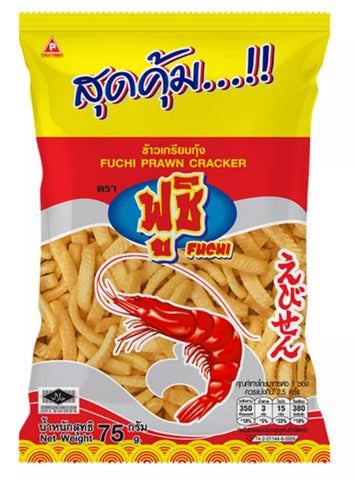 FUCHI, TH ORIGINAL CRISPY PRAWN CRACKERS 75G