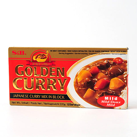 S&B MILD GOLDEN CURRY 220G