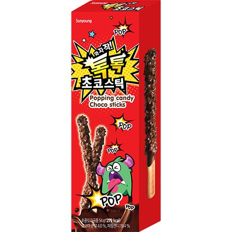 SUNYOUNG, POPPONG BIG CHOCO STICKS 54G