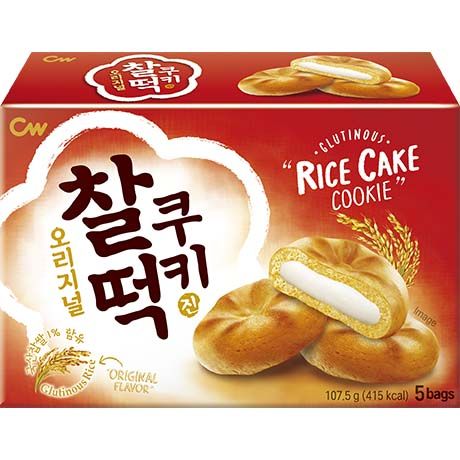 CJW, COOKIES GLUTINOUS RICE CAKE ORIGINAL 107,5G