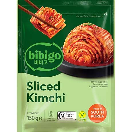 BIBIGO, KIMCHI SLICED 150G, ROOM TEMPERATURE