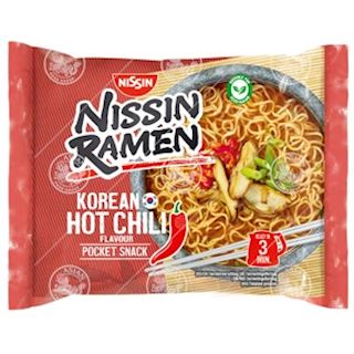NISSIN, RAMEN KOREA HOT CHILLI 66G