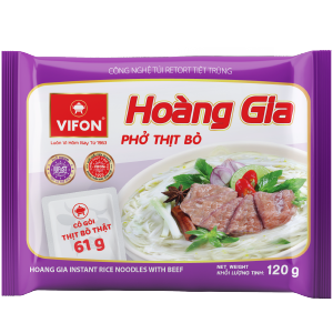 VIFON, BEEF PHO SOUP WITH REAL MEAT 120G