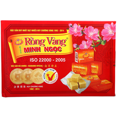 RONG VANG MUNG BEAN CAKE, BANH DAU XANH 310G