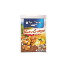 KHAO SHONG, PEANUTS COATED YUZU 140G