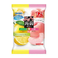 ORIHIRO Konjac Jelly Mix Lemon & Peach 240G