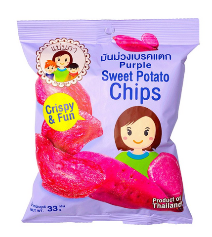 MAE NAPA, PURPLE SWEET POTATO CHIPS 33G