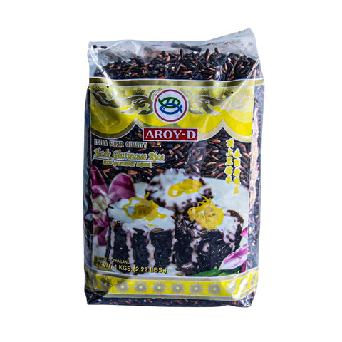 AROY D, BLACK GLUTINOUS RICE 1KG