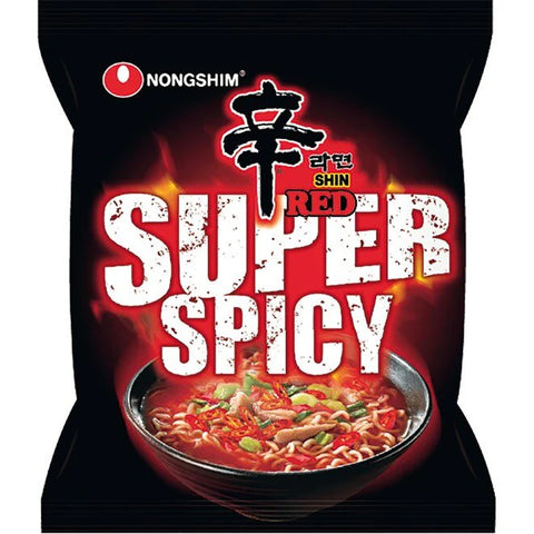 NONGHSIM, INSTANT NOODLE, VERY HOT, RED SHIN RAMYUN 120G