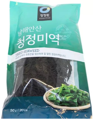 CJW DRIED SEAWEED WAKAME 50G