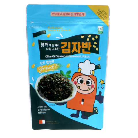 Garimi, olive oil seaweed snack (shredded) 50g