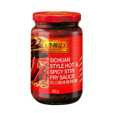 Lkk, Sichuan Style Hot & Spicy Stir-Fry Sauce 360g