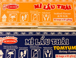 Mi Lau Thai Instant Noodle, 1 Box 30 packs (81g~83g)