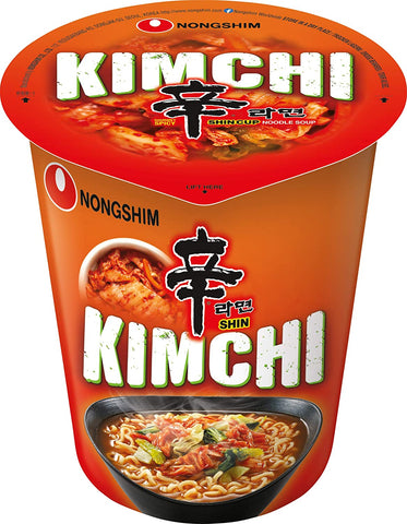Nongshim, instant cup noodle kimchi ramen, 75g