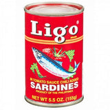 Ligo, Sardiinit chili/tomaattikastikkeessa, 155g