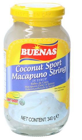 Buenas, coconut sport shredded macapuno strings 340g
