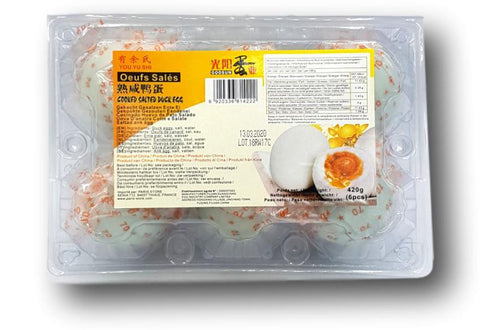Goosun, Salted duck eggs 6x 72g