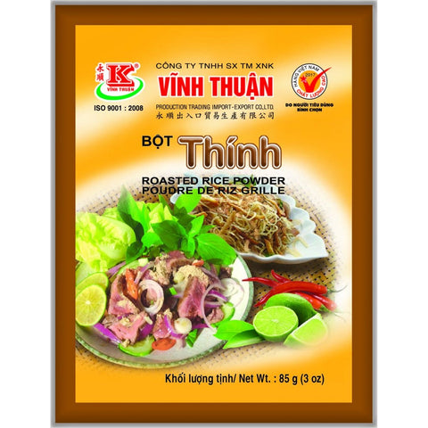 Vinh Thuan, Roasted Rice Powder, thính gạo, 85g